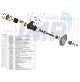 Bronze Seawater Pump For Detroit diezel Engine Model 353, 453, 471 Pump O/N 5145578,514576 - JPR-G6000F -JMP